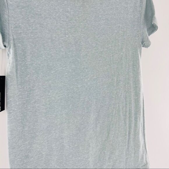 Joe’s Jeans Tee Wide Neckline Salt Water Blue Size Small - Picture 6 of 12